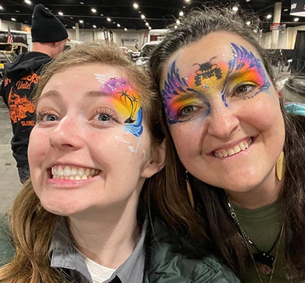 Boise Off-Road & Outdoor Expo Face Painting
